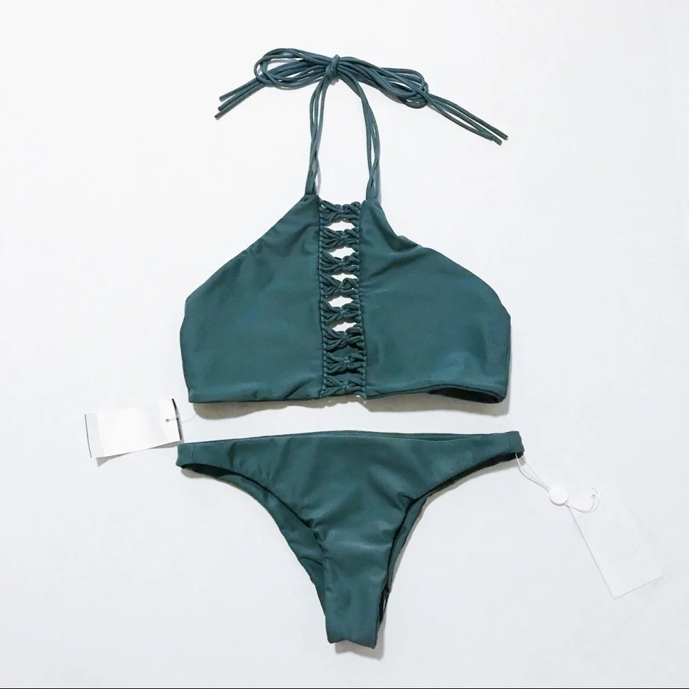 Mikoh - Sage Green Bikini Set - Picture 1 of 8